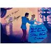 Image 1 : Cinderella 1950 William Phipps and Ilene Woods facsimile signed  movie photo