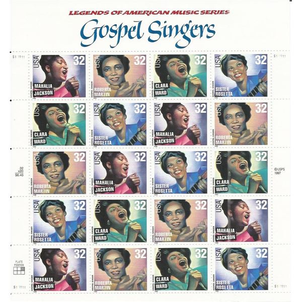 Gospel Singers Stamps