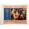 Image 1 : Unconquered  original 1955R vintage lobby card
