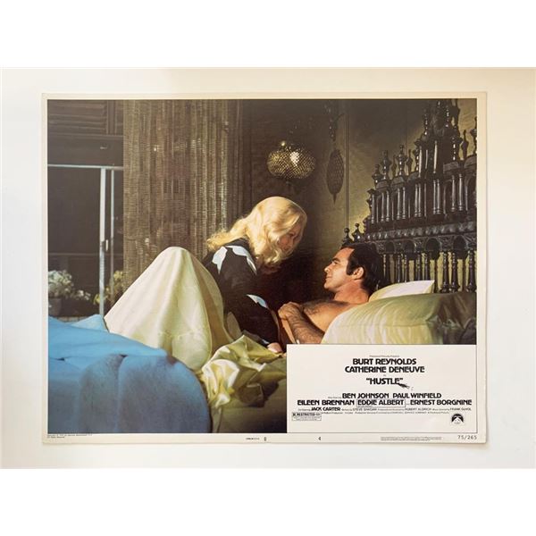 Hustle original 1975 vintage lobby card