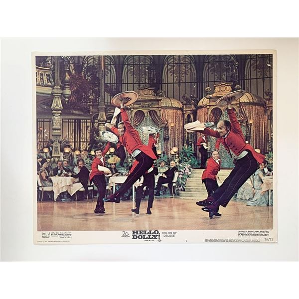 Hello, Dolly! original 1970 vintage lobby card
