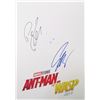 Image 1 : Ant-Man and the Wasp Paul Rudd and Evangeline Lilly facsimile signed  photo