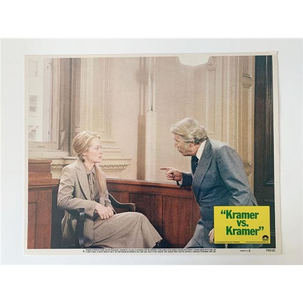 Kramer vs. Kramer original 1979 vintage lobby card
