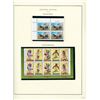 Image 1 : 1996 US stamp collector sheet featuring Rural Free Delivery and American Indian Dances Stamps