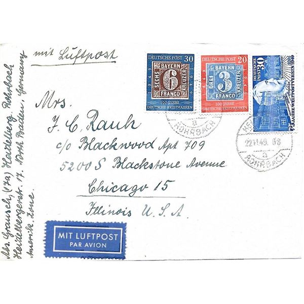 Deutsche Post First Day Cover 1968