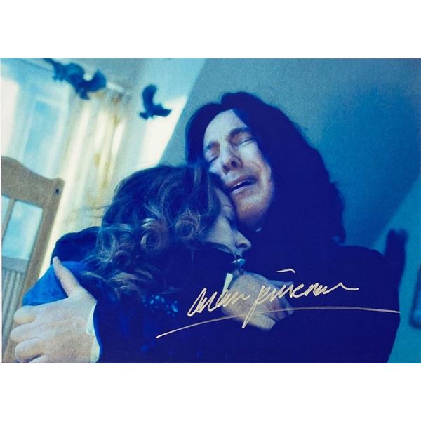 Harry Potter Alan Rickman facsimile signed movie photo