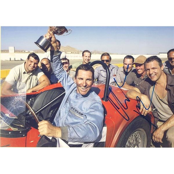 Ford v Ferrari Christian Bale facsimile signed movie photo