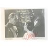 Image 1 : Star Wars 1977 Dave Prowse and Carrie Fisher facsimile signed movie photo
