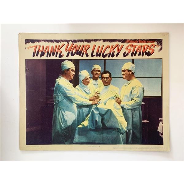 Thank Your Lucky Stars original 1943 vintage lobby card