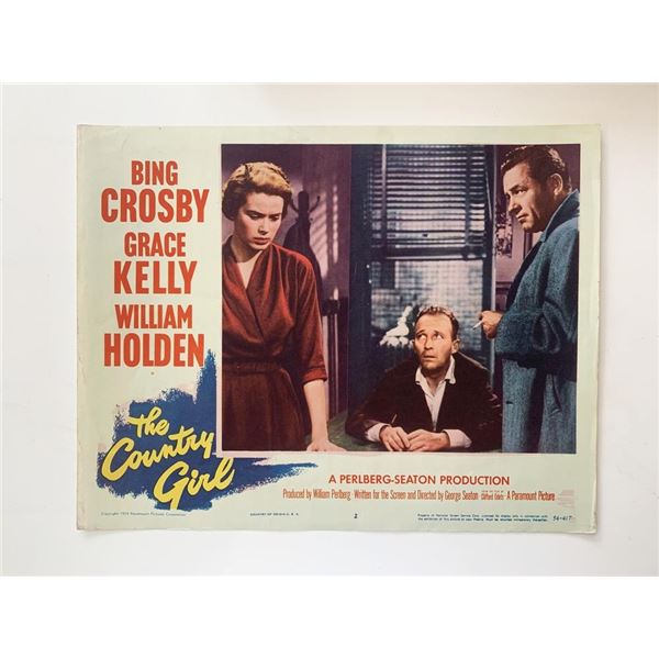 The Country Girl original 1954 vintage lobby card