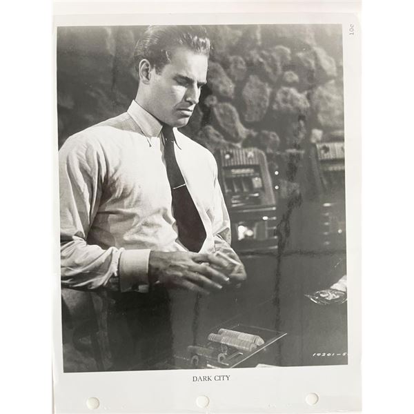 Dark City Charlton Heston unsigned movie photo