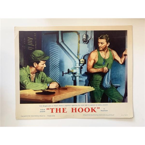 The Hook original 1963 vintage lobby card
