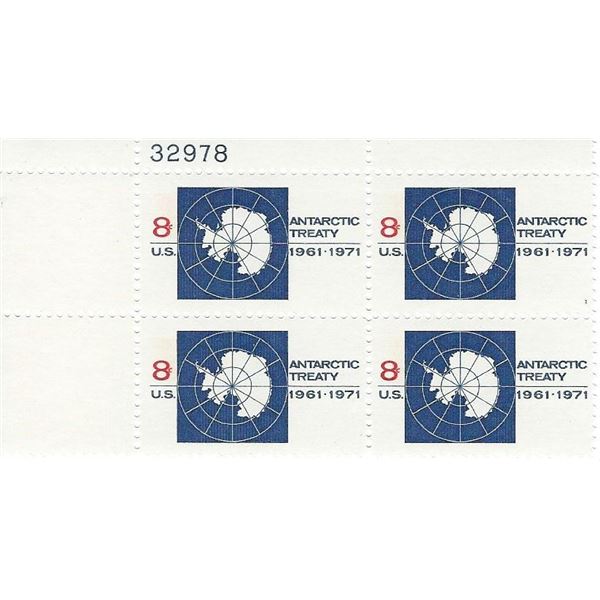 Antarctic Treaty Plate Block