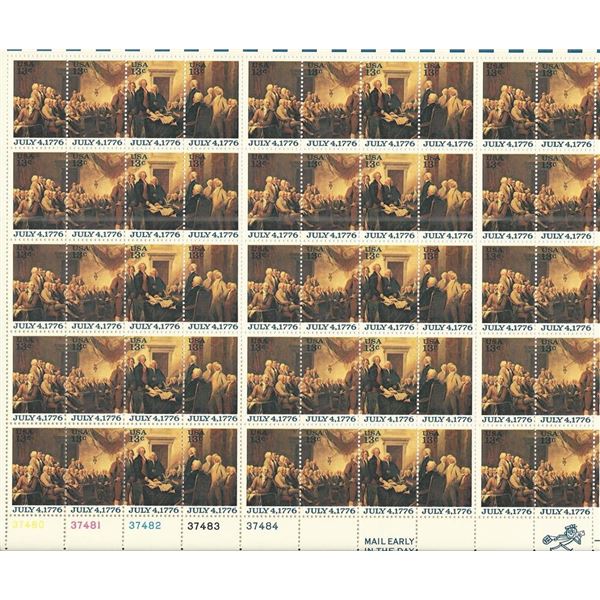 Declaration of Independence: Hancock and Thomson Stamps