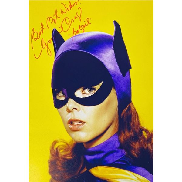 Batgirl Yvonne Craig facsimile signed photo