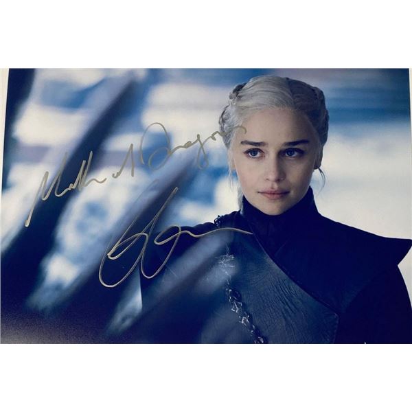 Game of Thrones Emilia Clarke facsimile signed photo
