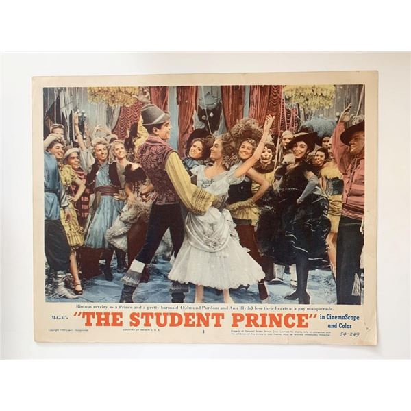 The Student Prince original 1954 vintage lobby card