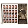 Image 1 : James Cagney: Legends of Hollywood, Full Sheet of 20 x 33-Cent Postage Stamps, USA 1999, Scott 3329