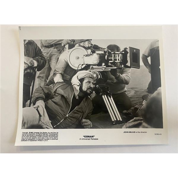 Conan the Barbarian John Milius vintage movie photo