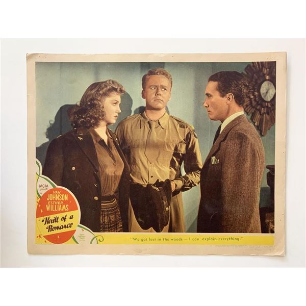 Thrill of a Romance original 1945 vintage lobby card