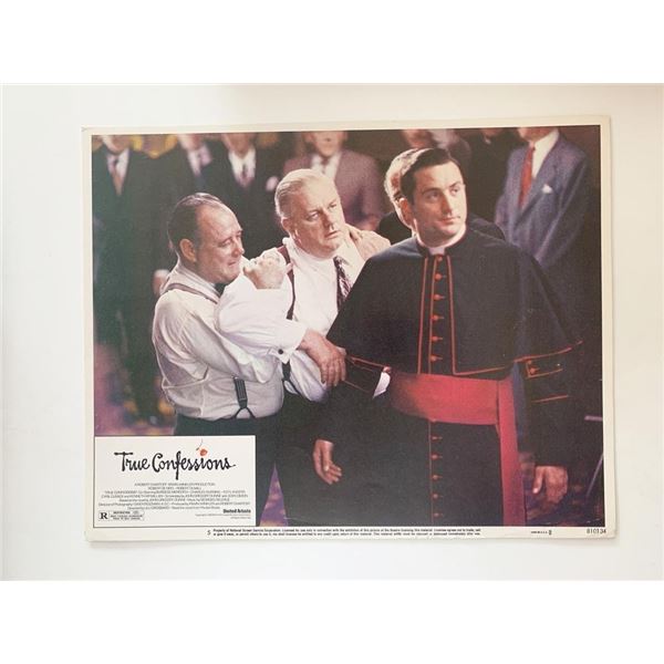 True Confessions original 1981 vintage lobby card
