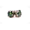 Image 5 : Sparkling 4 Ct VVs1 Emerald Green Fire Moissanite Earrings