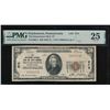 Image 1 : 1929 $20 Doylestown PA National PMG 25