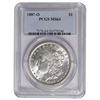 Image 1 : 1887-O $1 Morgan Silver Dollar PCGS MS64