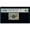 Image 1 : 5 Cent Third Issue Fractional PMG 64EPQ