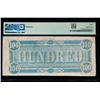Image 2 : 1864 $100 T-65 Confederate PMG 50