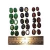 Image 5 : Huge 380 Cwt. Certified Parcel Of Emerads, Rubies & Blue Sapphires