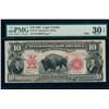 Image 1 : 1901 $10 Bison Legal Tender Note PMG 30EPQ
