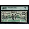Image 1 : 1872 $50 Columbia SC Obsolete PMG 67EPQ
