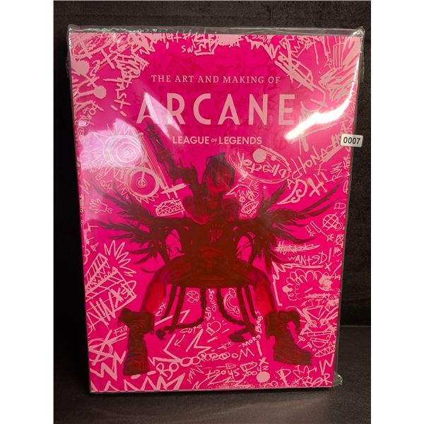 The Art and Making of Arcane League of Legends Hardcover Book - New Sealed