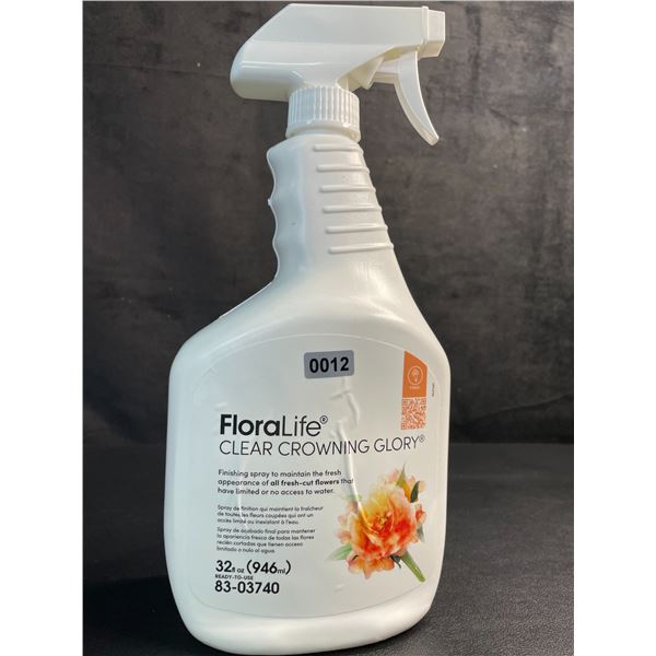 1 FloralLife Clear Crowning Glory (946ml) Finishing Spray for Fresh-Cut Flowers - New