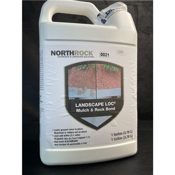 1 Jug of NorthRock Landscape Loc Mulch & Rock Bond; Landscape Glue - 1 Gallon - New