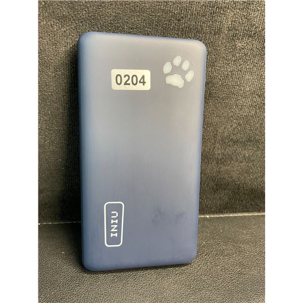 1 INIU Power Bank (10,000mAh) Portable Charger - Blue - No Box/Open Box