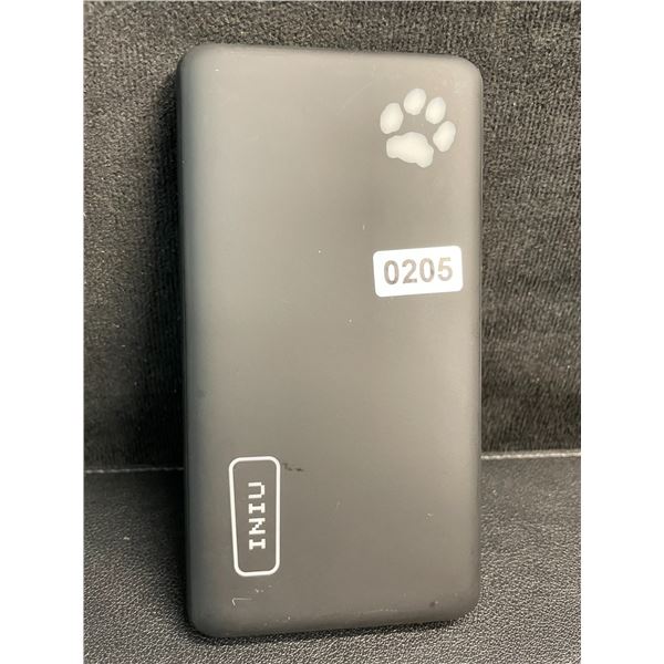 1 INIU Power Bank (10,000mAh) Portable Charger - Black - No Box/Open Box