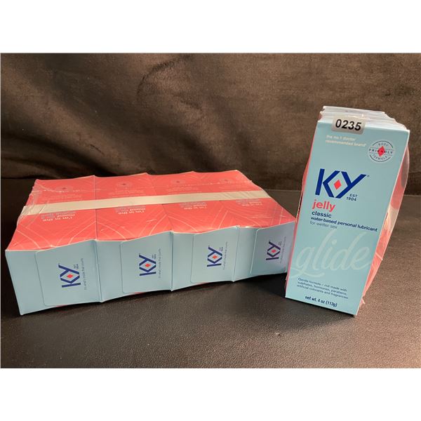 6 Boxes of KY Jelly Classic Water-Based Personal Lubricant (113g) - New