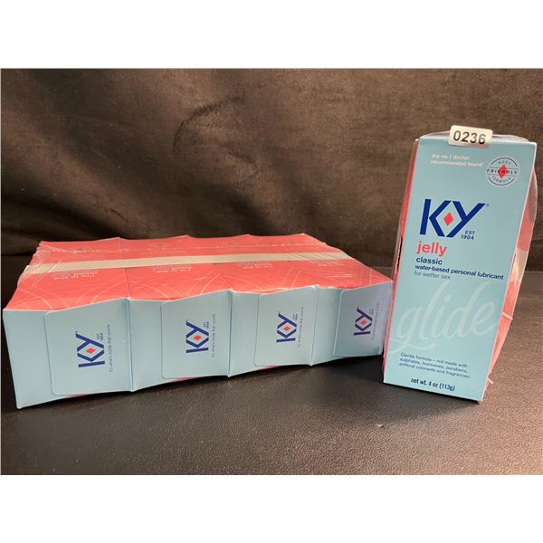 6 Boxes of KY Jelly Classic Water-Based Personal Lubricant (113g) - New
