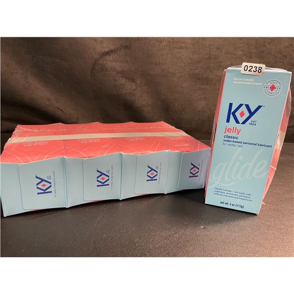 6 Boxes of KY Jelly Classic Water-Based Personal Lubricant (113g) - New
