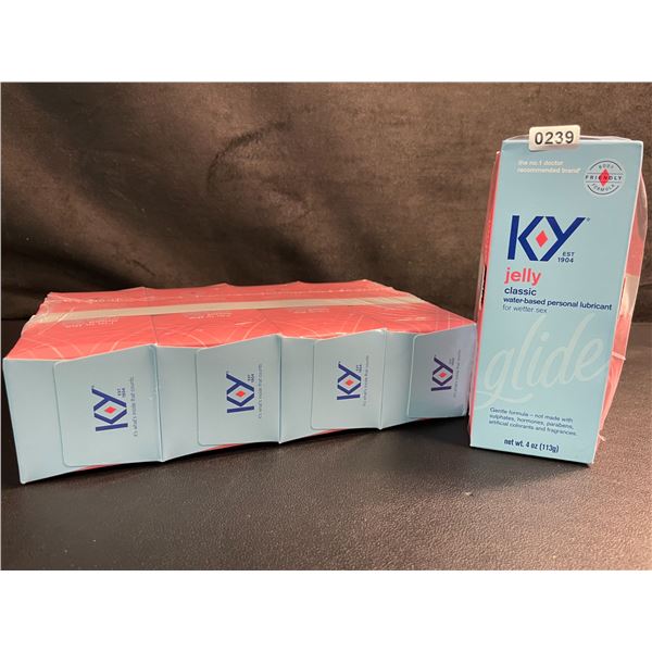 6 Boxes of KY Jelly Classic Water-Based Personal Lubricant (113g) - New