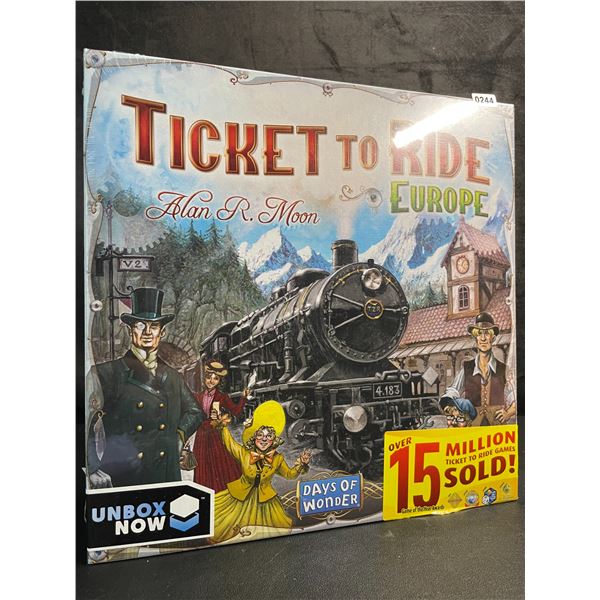 Ticket to Ride: Europe - A Family Board Game by Days of Wonder (2-5 Players) - New Sealed!