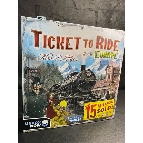 Ticket to Ride: Europe - A Family Board Game by Days of Wonder (2-5 Players) - New Sealed!