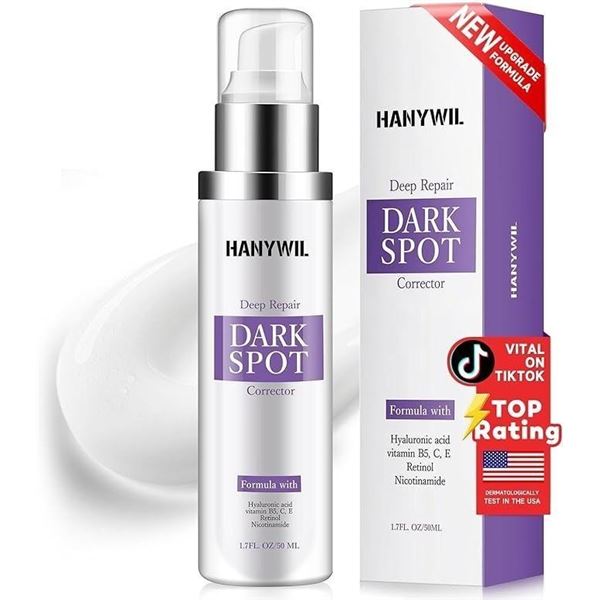 Lot of 3 Hanywil Dark Spot Corrector Creams (50ml) for Face & Body - New Sealed