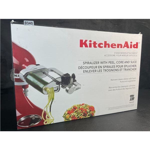KitchenAid Spiralizer with Peel, Core, and Slice; Stand Mixer Attachment - Brand New!!