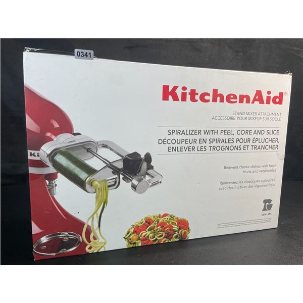 KitchenAid Spiralizer with Peel, Core, and Slice; Stand Mixer Attachment - Brand New!!