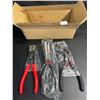 Image 3 : 3PC Electrical Pliers Set for Automotive Repairs - New