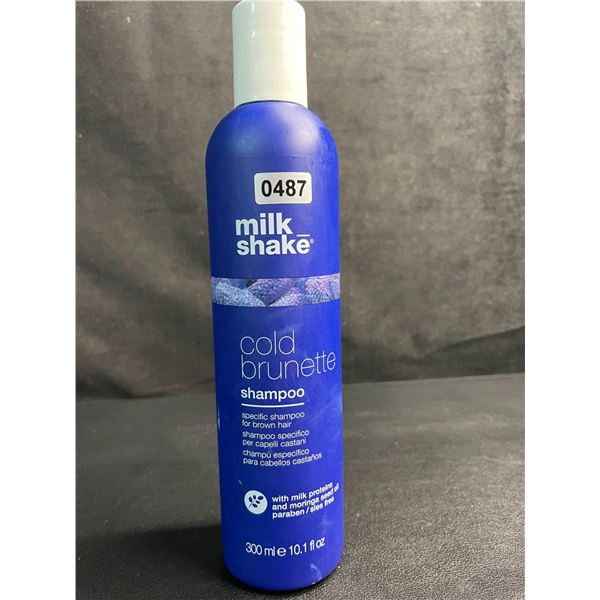 Milkshake Cold Brunette Shampoo (300ml) Specific Shampoo for Brown Hair - New