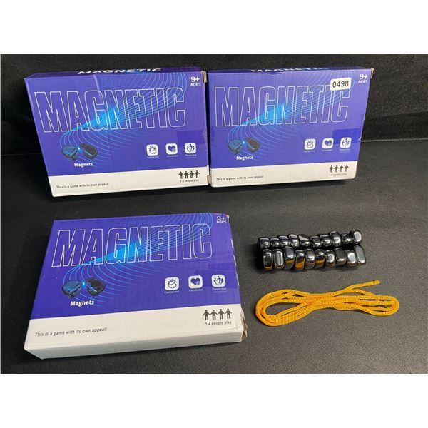 3 Magnetic Chess Game Sets/Table Top Magnet Games - New